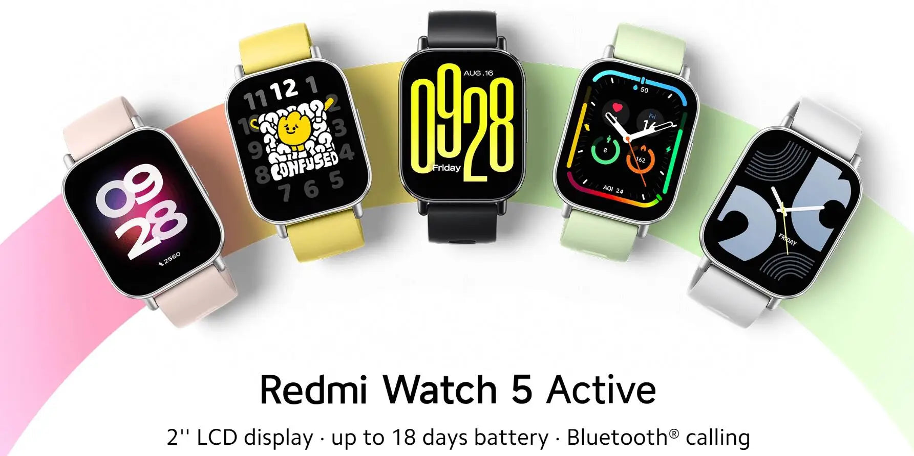 Montre Connectée Xiaomi Redmi Watch 5 Active - BLACKBEARD OUTDOOR INDUSTRIES
