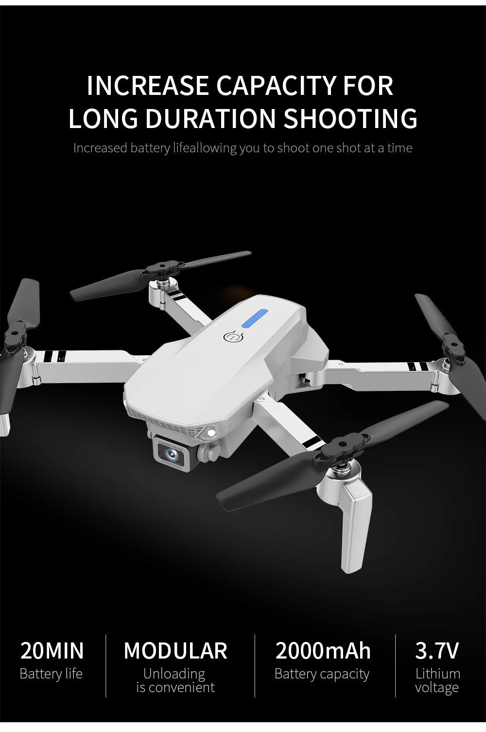 KBDFA 2025 E88 Professional Wide Angle RC HD 4K Camera drone Ma boutique