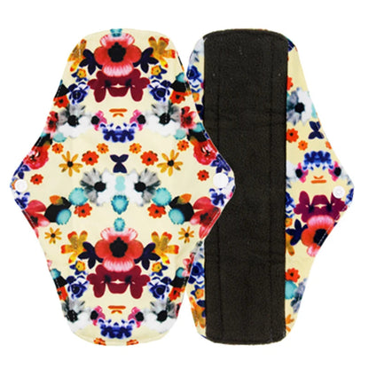 VEJYO – Lot de 5 Serviettes Hygiéniques Lavables en Charbon de Bambou Réutilisables Ma boutique