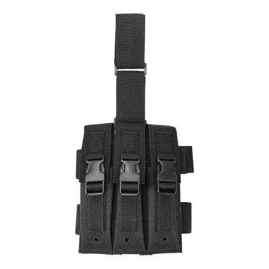 Porte-chargeur MP5 de cuisse triple en nylon 600D