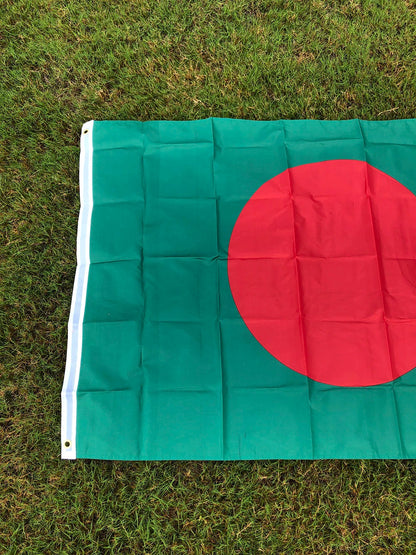 Drapeau du Bangladesh – 90x150 cm – Drapeau National en Polyester – Décoration Intérieure et Extérieure BLACKBEARD OUTDOOR INDUSTRIES