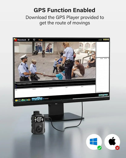 BOBLOV B4K5 4K Body Camera IP68 GPS Ma boutique