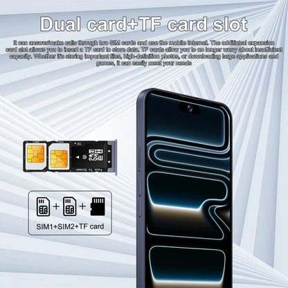 K-Touch iFone 17 Pro Maxi — Smartphone 4G 7,3" 8000mAh, 22Go RAM, 2To, Android 15, Double SIM, 48MP