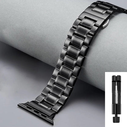 Bracelet en Acier Inoxydable pour Apple Watch – Bandes Métalliques pour iWatch Ultra / Series 10/9/8/7/6/5/4/3/SE BLACKBEARD OUTDOOR INDUSTRIES