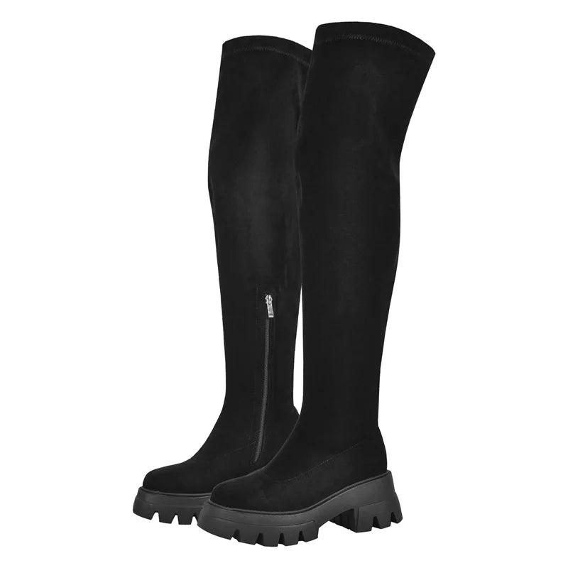 Cuissardes femme extensibles Onlymaker à talon haut