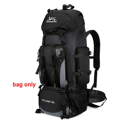 Sac à Dos de Randonnée Imperméable 90L – Sac de Voyage et de Camping avec Grande Capacité, Idéal pour Trekking et Aventures Extérieures - BLACKBEARD OUTDOOR INDUSTRIES