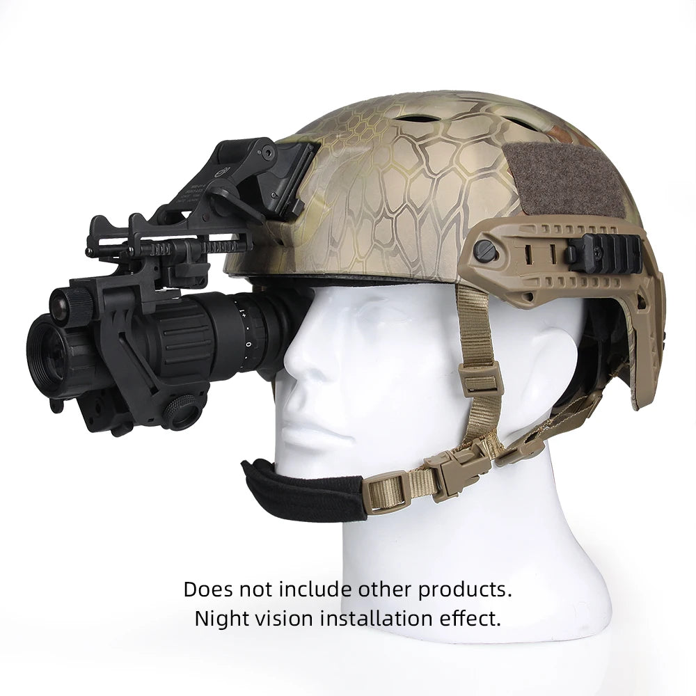 Monoculaire Tactique PVS-14 Vision Nocturne IR – Montable sur Casque avec J-Arm (Modèle HS27-0008) Ma boutique