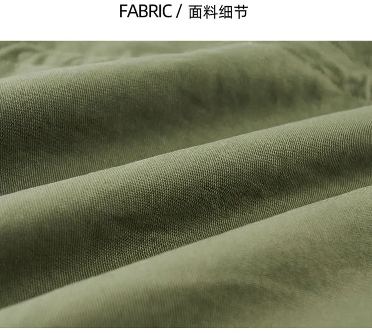 New American Retro M51 Mid-Length Windbreaker Parka with Hood Coat - Amish Cotton Long Coat for Men - Fall/Winter BLACKBEARD OUTDOOR INDUSTRIES