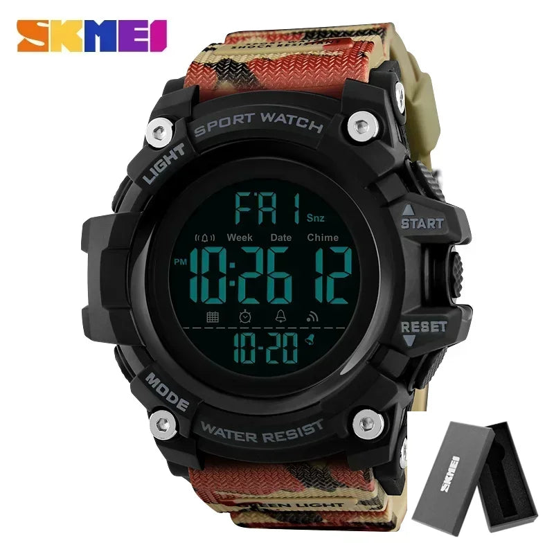 Montre Digitale Sport Homme SKMEI 1384 – Résistante et Multifonction - BLACKBEARD OUTDOOR INDUSTRIES