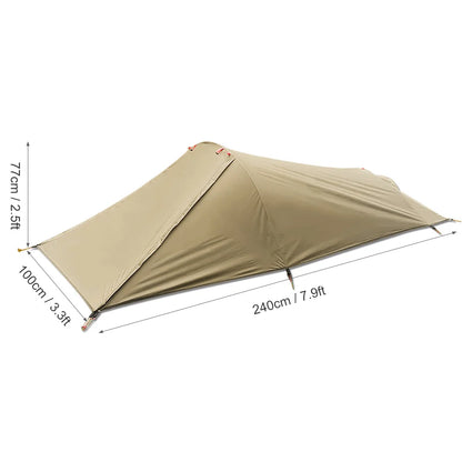 Tente Bivy Ultralight 1 Personne – Imperméable, Coupe-Vent, 3 Saisons