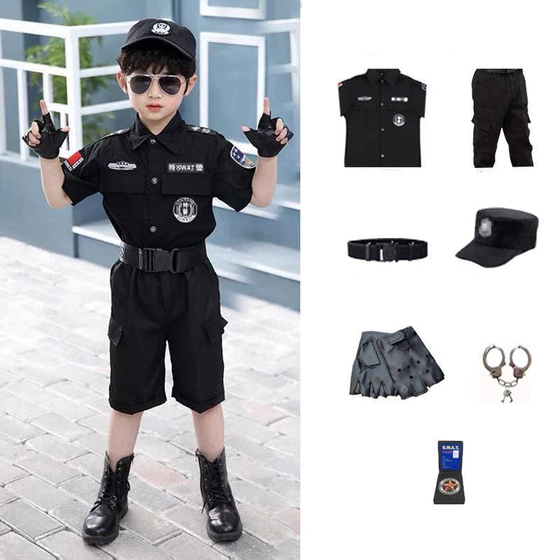 Costume Policier Enfant & Adulte – Déguisement Police Cosplay Halloween - BLACKBEARD OUTDOOR INDUSTRIES