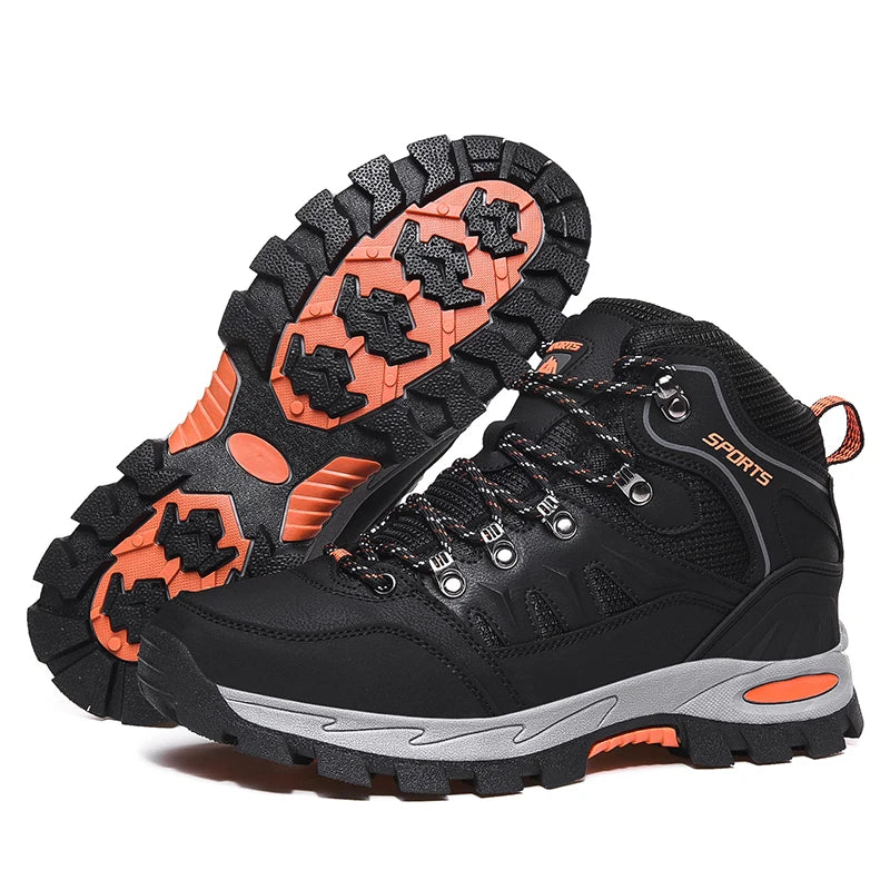 Chaussures de randonnée imperméables homme et femme, montantes