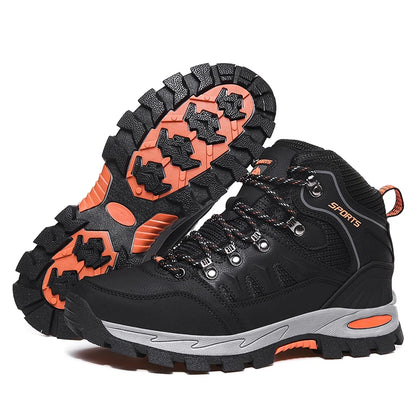 Chaussures de randonnée imperméables homme et femme, montantes