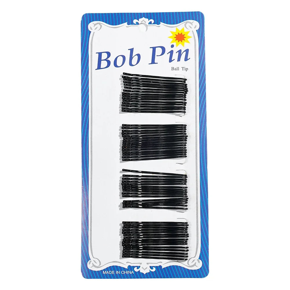 60/240 Pcs Pinces à Cheveux Noires U-Shape – Bobby Pins Invisibles, Métal Ondulé pour Coiffure - BLACKBEARD OUTDOOR INDUSTRIES