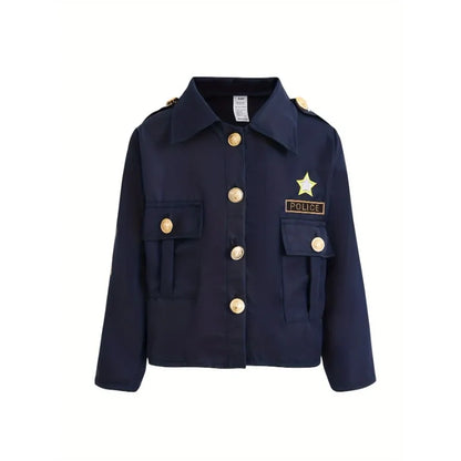 Kit Costume Policier Enfant Complet – Veste, Pantalon, Casquette & Accessoires - BLACKBEARD OUTDOOR INDUSTRIES
