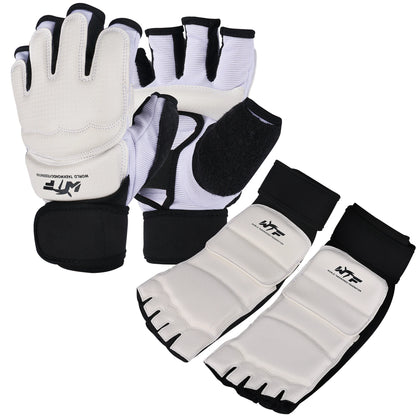 Kit Protection Taekwondo 8 Pièces WTF – Casque, Plastron, Tibières, Gants, Chaussons | Homme Femme Enfant - BLACKBEARD OUTDOOR INDUSTRIES