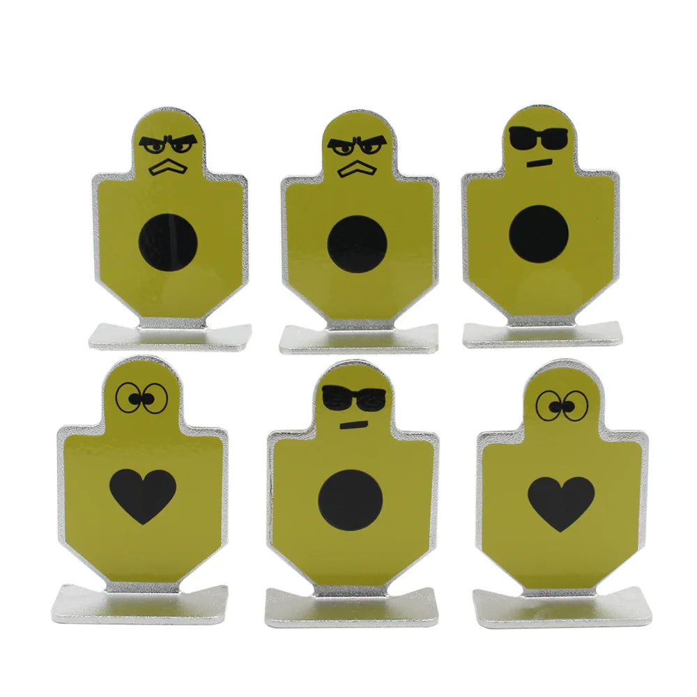 Lot de 6 Cibles Métalliques VULPO – Cibles Tactiques pour Tir, Airsoft & Entraînement de Précision Ma boutique