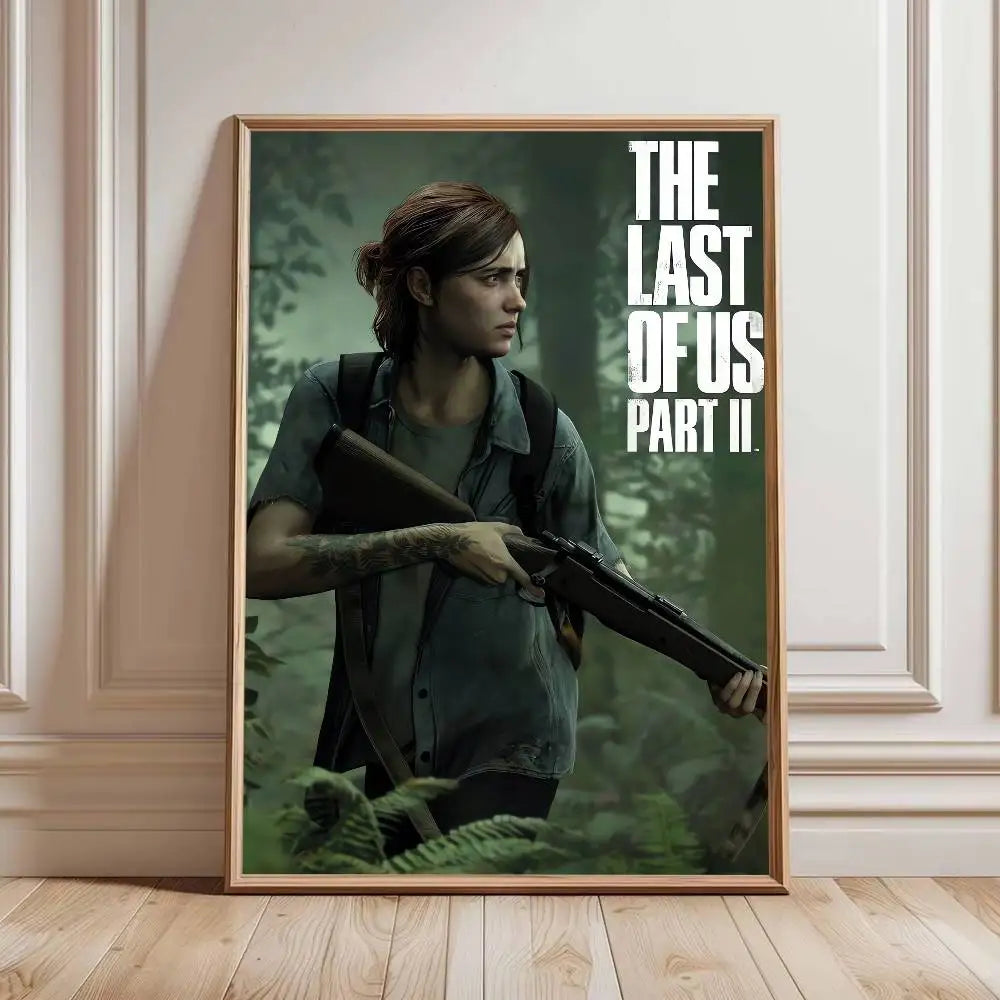 Poster The Last of Us Autocollant Imperméable – Décoration Murale Gaming | Style Esthétique, Sans Cadre | 10x15 à 50x70 cm