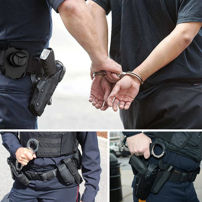 Étui Universel pour Menottes avec Ouverture Supérieure – Verrouillage Sécurisé et Clip Réglable à 60° pour Ceinture de 2 pouces - BLACKBEARD OUTDOOR INDUSTRIES