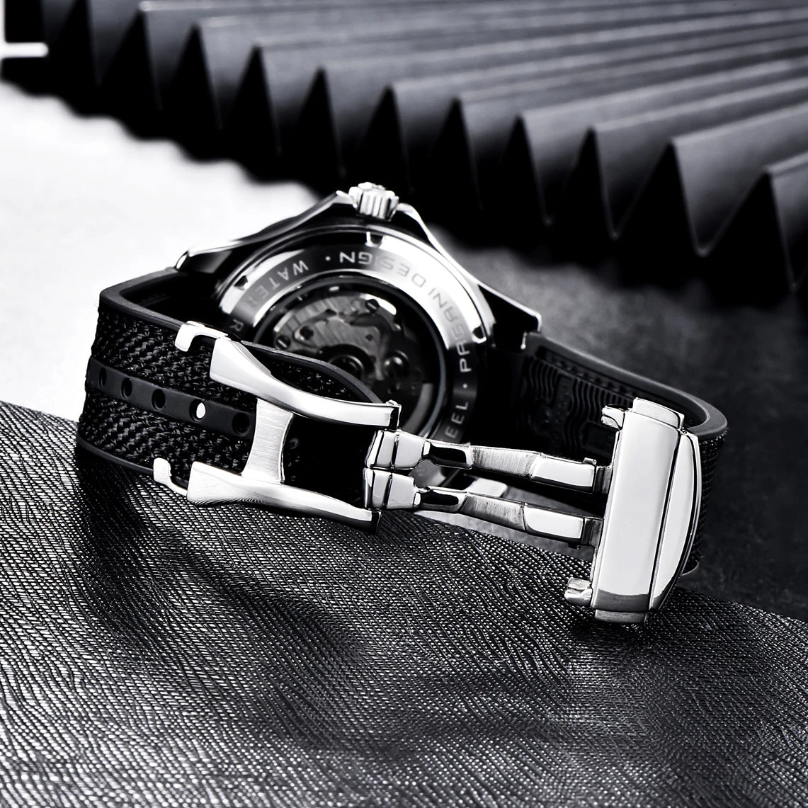 Montre Automatique PAGANI DESIGN PD1667 – Saphir AR, 100M, Mouvement Miyota 8215