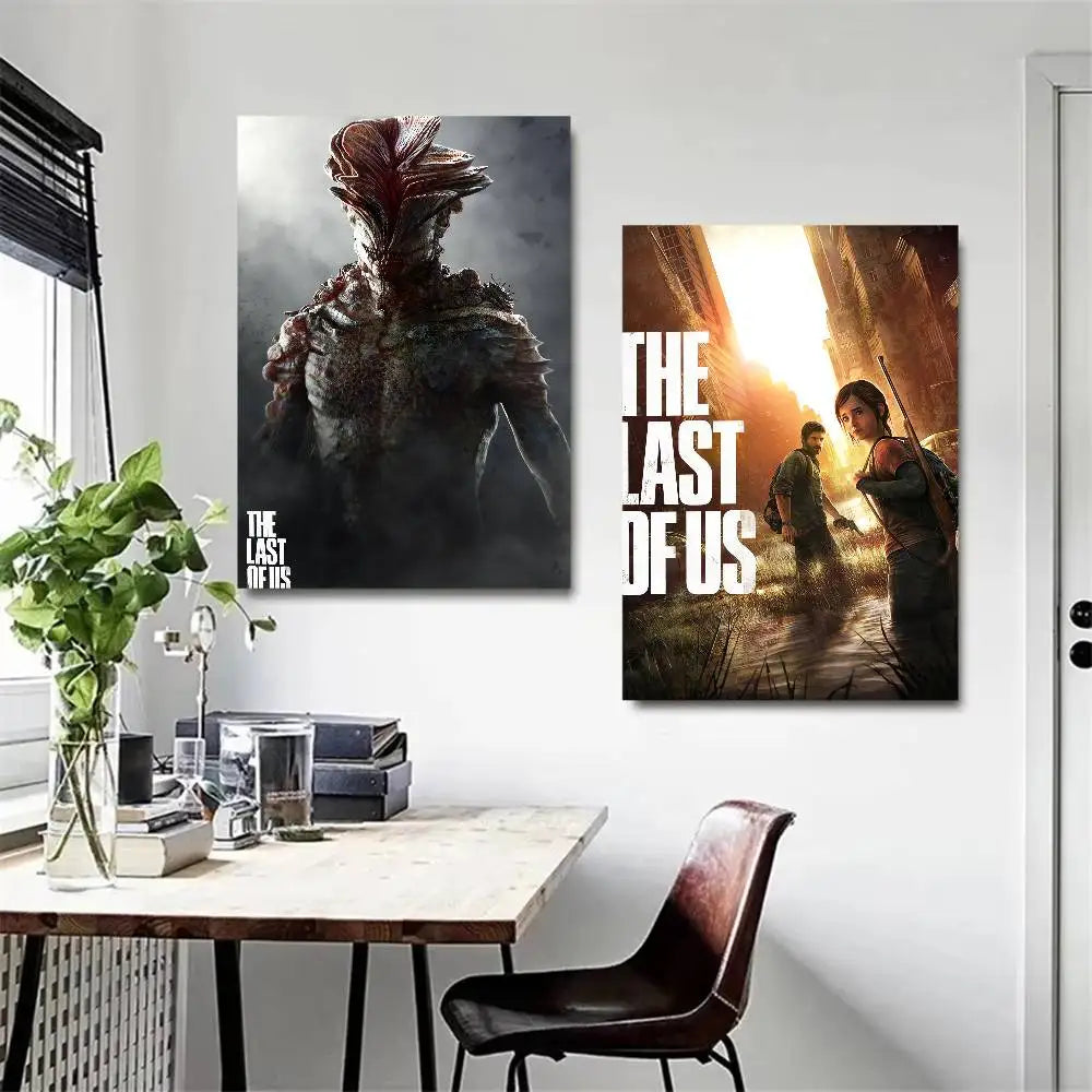 Poster The Last of Us Autocollant Imperméable – Décoration Murale Gaming | Style Esthétique, Sans Cadre | 10x15 à 50x70 cm