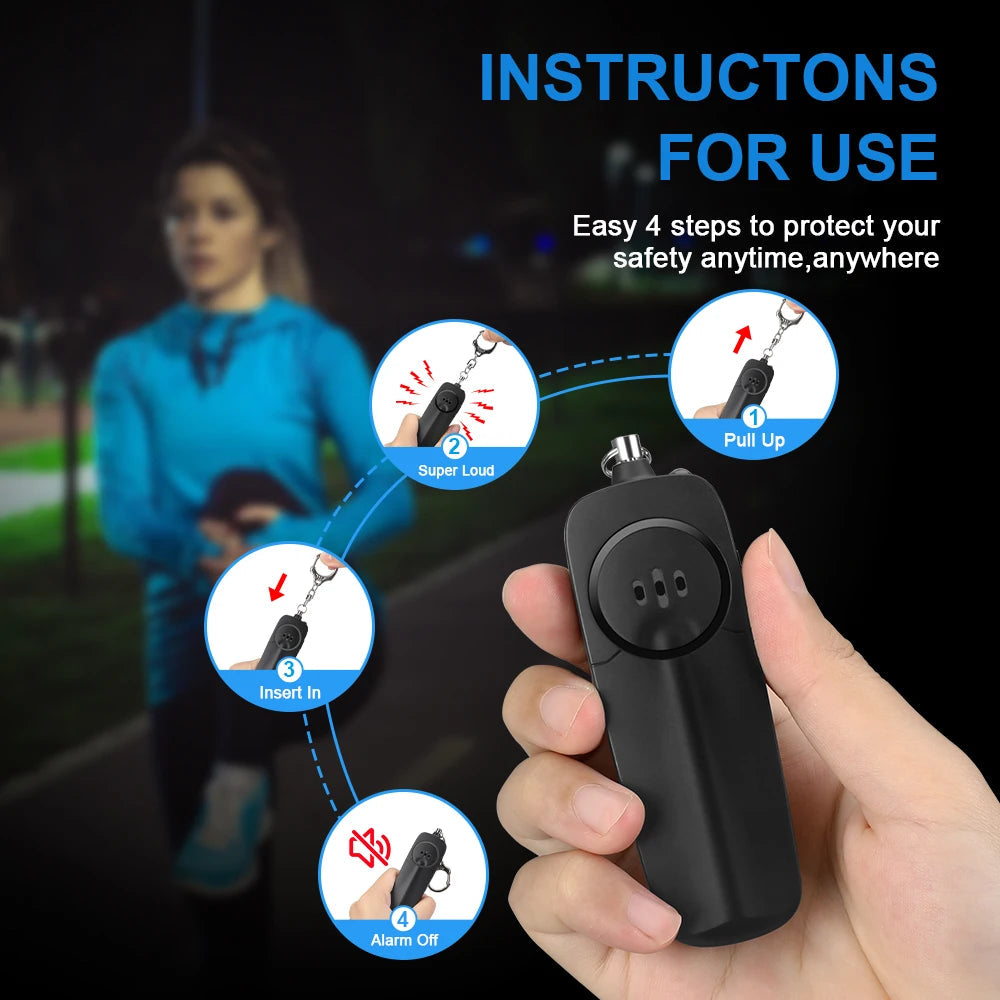 Camaroa Alarme porte clé avec leds 130dB Ma boutique