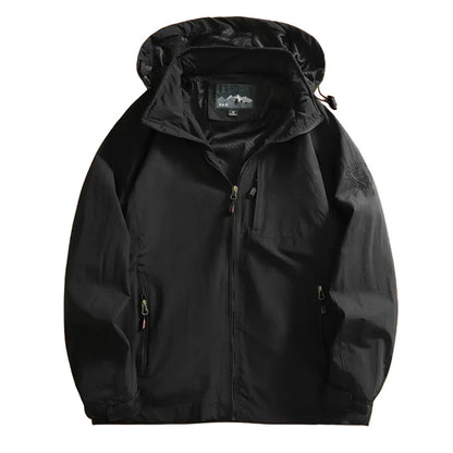 Veste Homme de Randonnée Étanche DIMUSI Coupe-Vent Respirant - BLACKBEARD OUTDOOR INDUSTRIES
