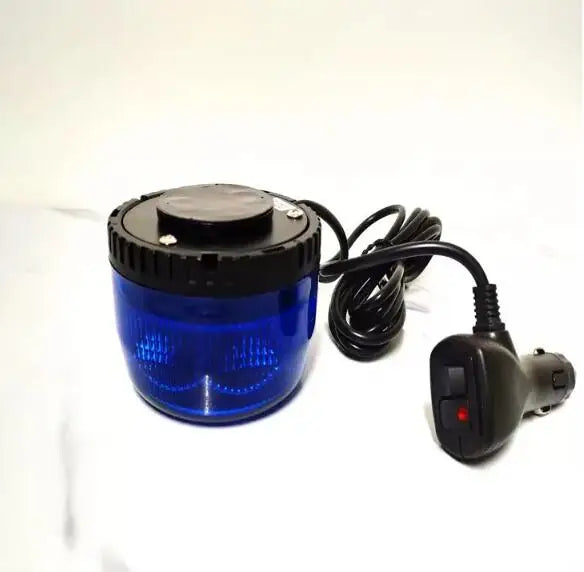 Gyrophare LED 8W Magnétique Bleu — Balise Lumineuse Police & Gendarmerie DC12V/24V IP67 - BLACKBEARD OUTDOOR INDUSTRIES
