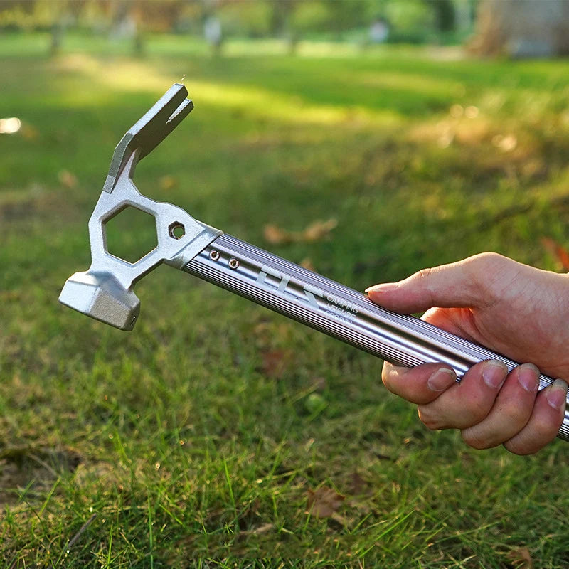 Marteau de Camping Tête Cuivre — Manche Aluminium & Acier Inox | BLACKBEARD - BLACKBEARD OUTDOOR INDUSTRIES