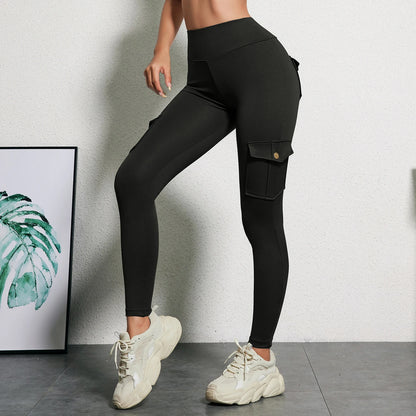 Legging Yoga Femme Sans Coutures Taille Haute – Poche, Gainant, Butt Lift - BLACKBEARD OUTDOOR INDUSTRIES