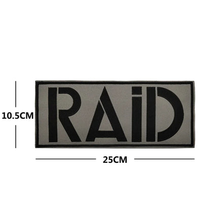 Patch Brodé BIG GIGN RAID BRI – Écusson Tactique France Hook & Loop - BLACKBEARD OUTDOOR INDUSTRIES