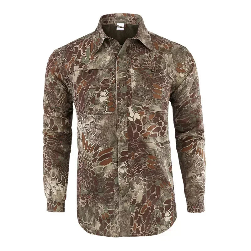 Veste Tactique Outdoor Femme – Haut Camouflage Respirant, Anti-UV, Séchage Rapide, Idéal pour la Randonnée et la Chasse - BLACKBEARD OUTDOOR INDUSTRIES