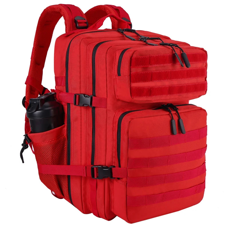 Sac à dos tactique 45 L avec système MOLLE et compartiment PC