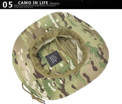 Chapeau Tactique Camo Unisexe – Casquette de Pêche, Randonnée et Soleil - BLACKBEARD OUTDOOR INDUSTRIES