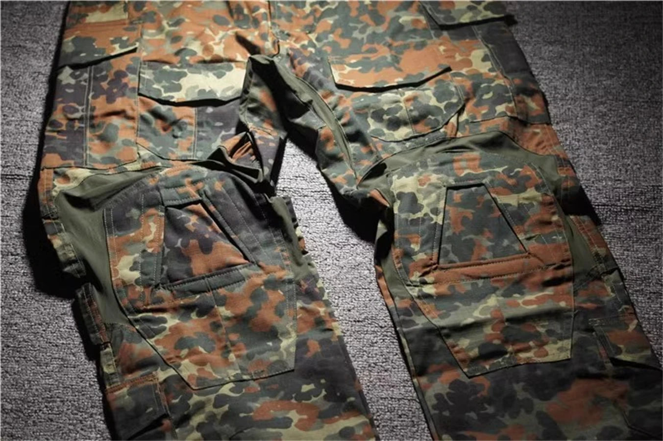 Ensemble Tactique GSG9 Camouflage Flecktarn GEN3 – Tenue Complète d’Entraînement Combat pour Forces Spéciales (Chemise + Pantalon à Manches Longues) - BLACKBEARD OUTDOOR INDUSTRIES