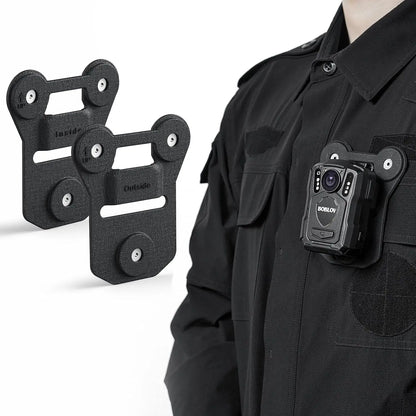 Clip magnétique pour caméra-piéton – Fixation sur vêtement