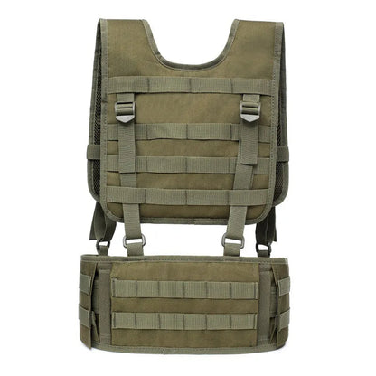 Harnais Tactique MOLLE avec Ceinture Détachable – Harnais de Combat Airsoft, Équipement Militaire, Entraînement et Chasse Outdoor BLACKBEARD OUTDOOR INDUSTRIES