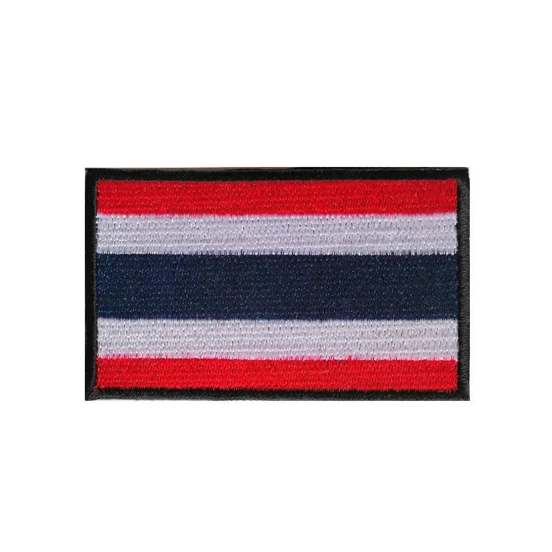 Patch Brodé Drapeau – international | Patch Militaire Tactique Velcro - BLACKBEARD OUTDOOR INDUSTRIES