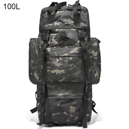 Sac à Dos Tactique 100L – Ultra Grande Capacité Étanche avec Cadre Interne - BLACKBEARD OUTDOOR INDUSTRIES