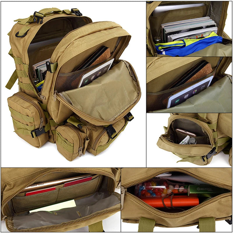Sac à dos outdoor Oxford 600D avec compartiment chaussures et ordinateur