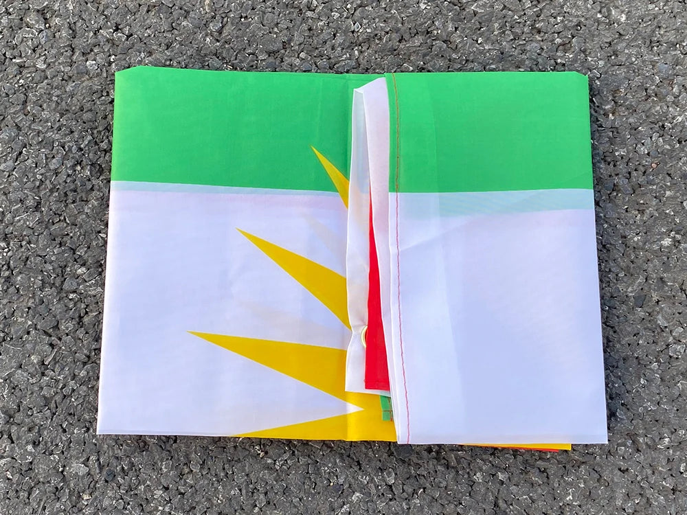 Drapeau Kurde - 90x150 cm (Kurdistan) BLACKBEARD OUTDOOR INDUSTRIES