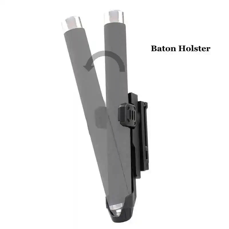 Étui Porte-Matraque Extensible 21"-26" Rotation 360° Compatible MOLLE – Holster Tactique pour Ceinturon - BLACKBEARD OUTDOOR INDUSTRIES