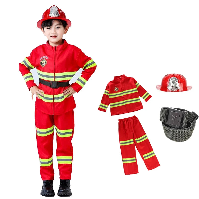Costume Pompier Enfant Complet – Déguisement Sapeur-Pompier avec Accessoires - BLACKBEARD OUTDOOR INDUSTRIES