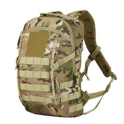 Sac à Dos Tactique 20L LQARMY – Nylon Imperméable, MOLLE, Chasse Randonnée Camping, 6 Coloris
