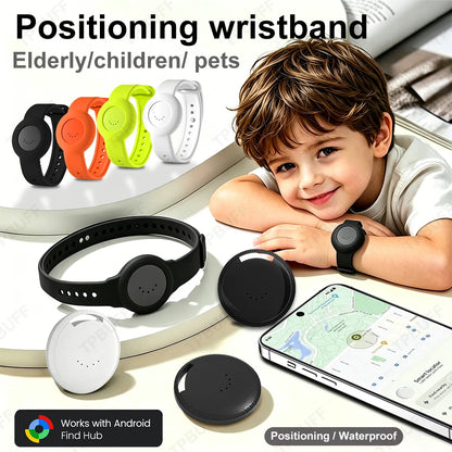Bracelet Tracker GPS Imperméable Android & iPhone – Localisation Enfant & Senior (Lot 1 à 4)