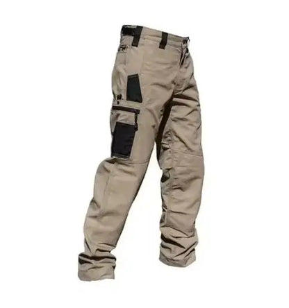 Pantalon Cargo Homme Résistant à l'Usure — Multi-poches, Coupe Droite, Style Tactique et Décontracté - BLACKBEARD OUTDOOR INDUSTRIES