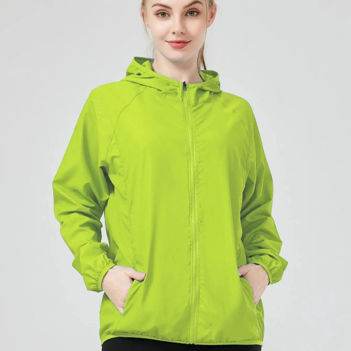 Veste coupe-vent femme anti-UV ultra légère, randonnée et sport