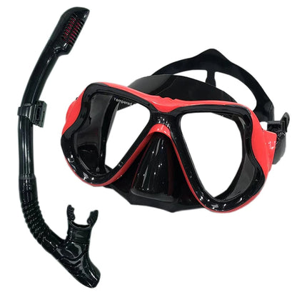 Masque de plongée et snorkeling adulte en verre trempé