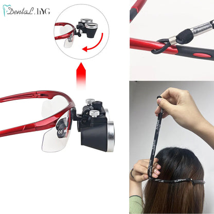 Loupes Binoculaires Dentaires 2.5X / 3.5X – Ultra-Légères | HARBOR DENT Ma boutique