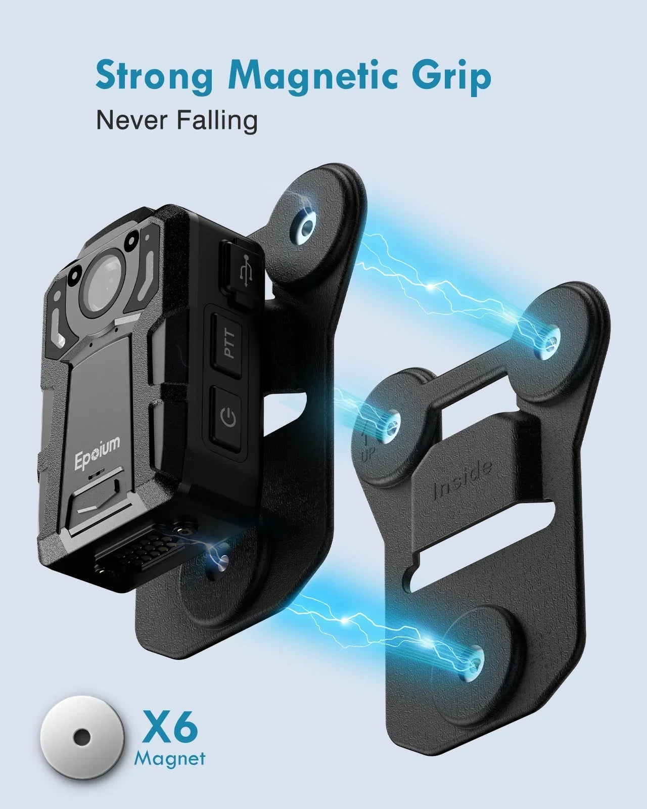 Clip Magnétique pour Caméra Portable Boblov BLACKBEARD OUTDOOR INDUSTRIES